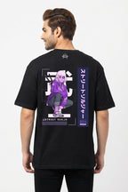 Street Ninja Black Oversized Tee