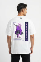 Street Ninja White Oversized Tee