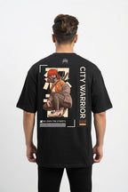 We Own The Streets Black Oversized Tee