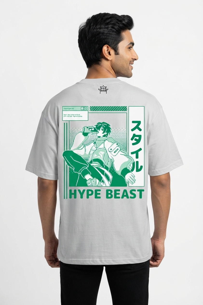 Hype Beast White Oversized Tee
