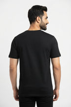 Balanced Sardar Graphic Printed Black Tshirt