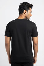 Bearded Hipster Graphic Printed Black Tshirt