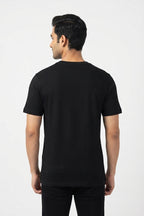 Escape To The Unknown Graphic Printed Black Tshirt