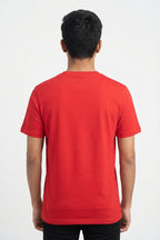 Fa-Cough Graphic Printed Red Tshirt
