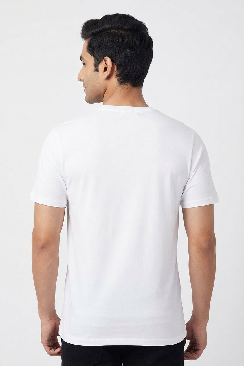 Fart Loading Graphic Printed White Tshirt