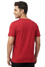 Hipster Gangsta Graphic Printed Red  Tshirt