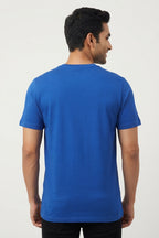 Rubiks Cube Printed Blue Tshirt