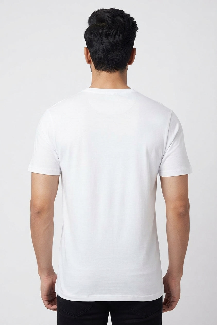 Zindagi Dhoka Hai Graphic Printed White Tshirt