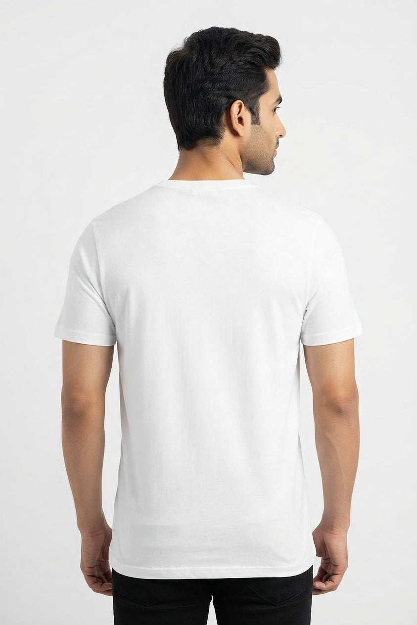 Blood Moon Graphic Printed White Tshirt