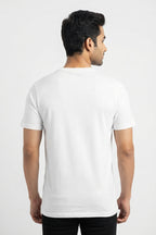 Blood Moon Graphic Printed White Tshirt