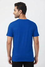 Defeat Is Temporary Graphic Printed Blue Tshirt