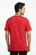 Idiot Box Graphic Printed Red Tshirt