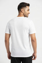 You Are Your Only Limit Printed White Dry Fit Tee