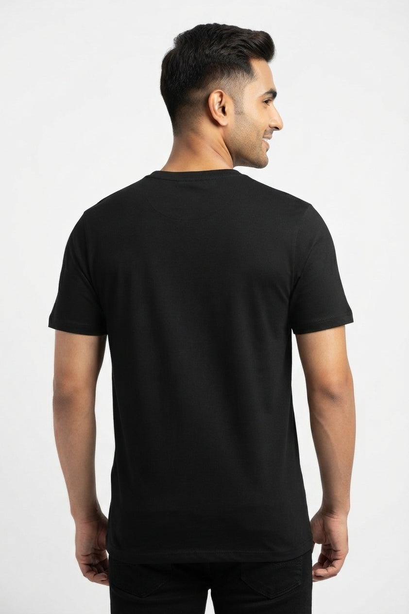 DFend - Salute to Indian Army Black Tshirt