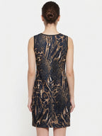 Women's Multi-Color Animal Print Sleeveless Dress
