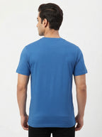 Scandal through the Keyhole - Blue Casual printed tee
