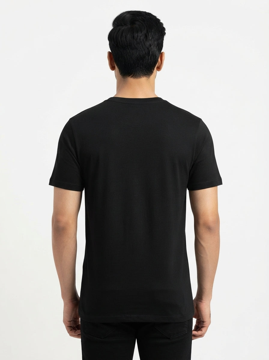 Imposter - Quirky Graphic T-Shirt Black Color