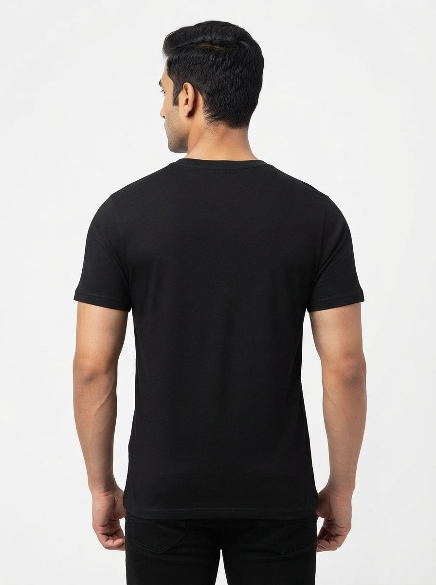 Free Riders - Biker Gang Retro Printed Black Tee