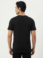 Forgive but cannot Forget - Black Printed T-Shirt