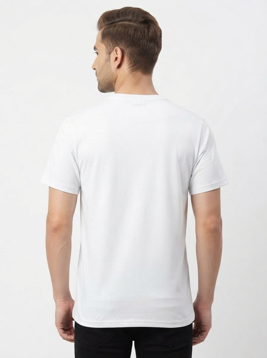 Do (Two) Nuts - Quirky Graphic T-Shirt White Color