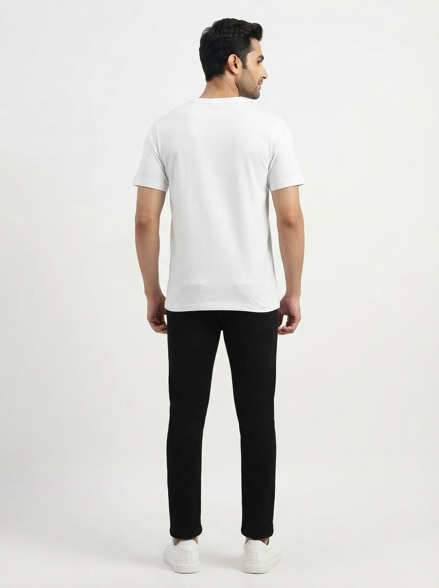Don't Read the next line - Quirky Graphic T-Shirt White Color