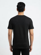 Dont Look Back - Casual Black round neck All climate Tee