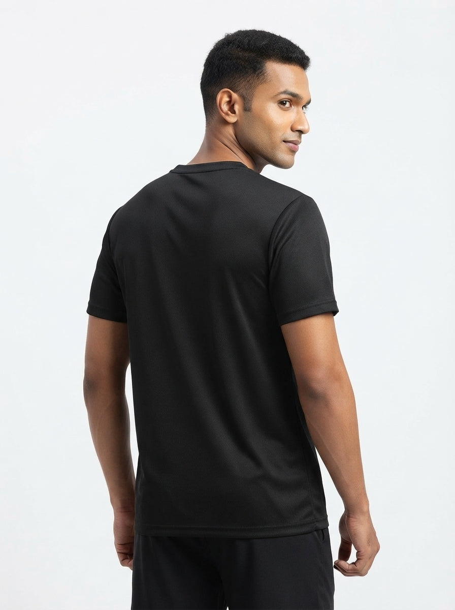 Work Out Black Dry-Fit T-Shirt