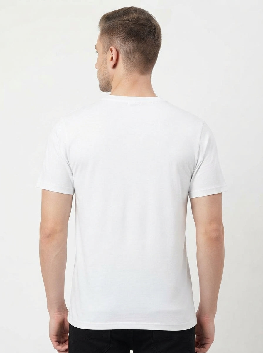 Delhi - Styched in India Graphic T-Shirt White Color