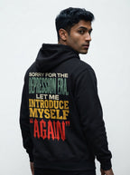 Depression Era Black Hoodie