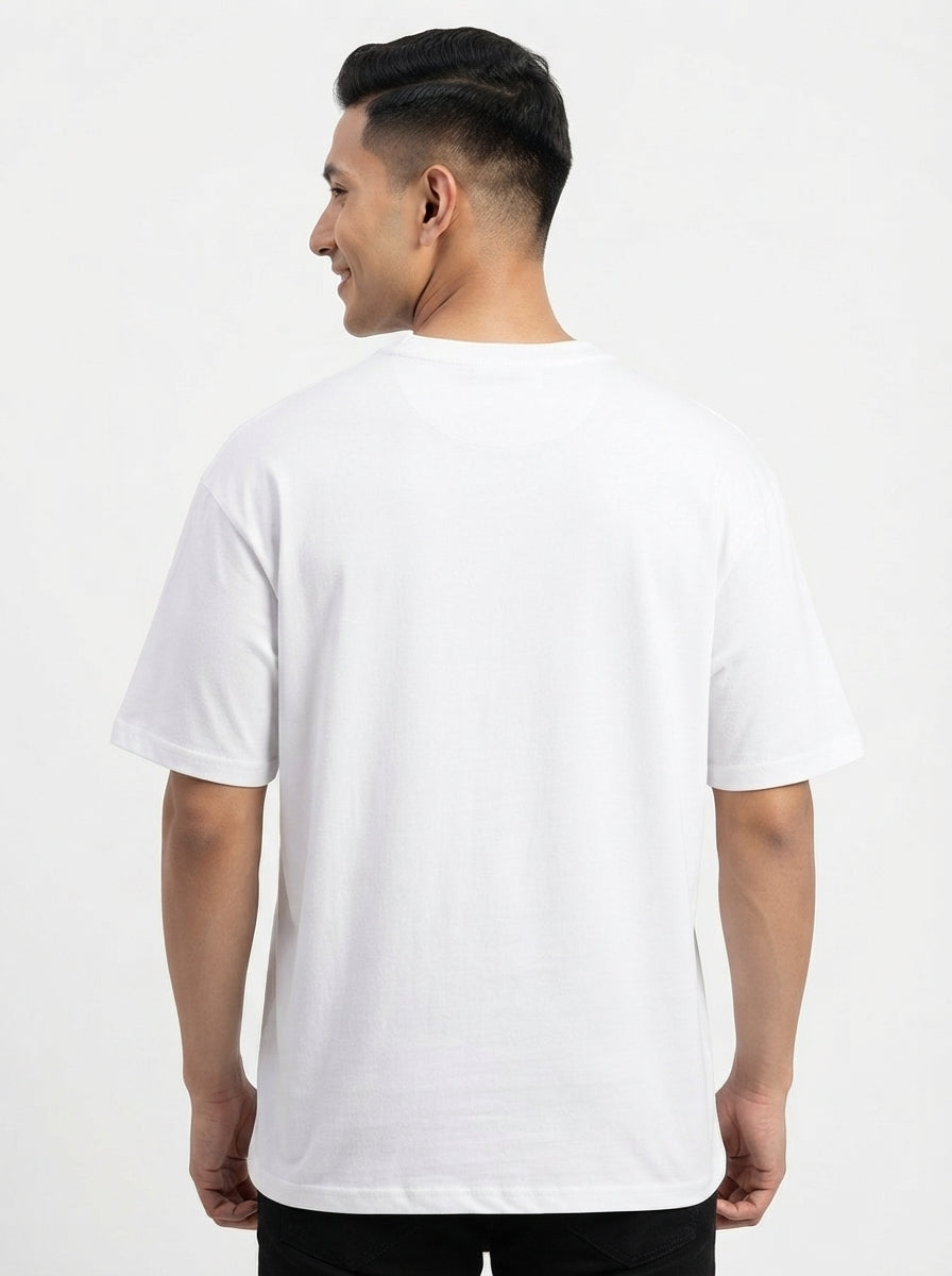 Honor Loyalty White Oversized Tee