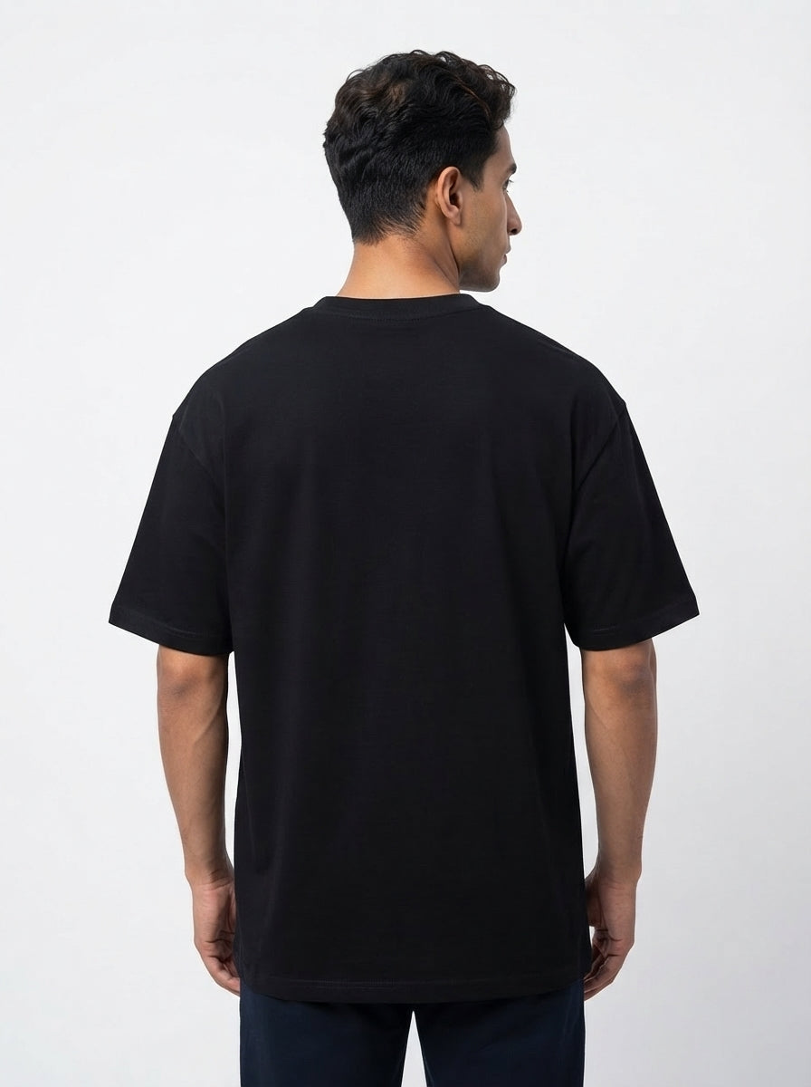 Koiniphobia Black Oversized Tee