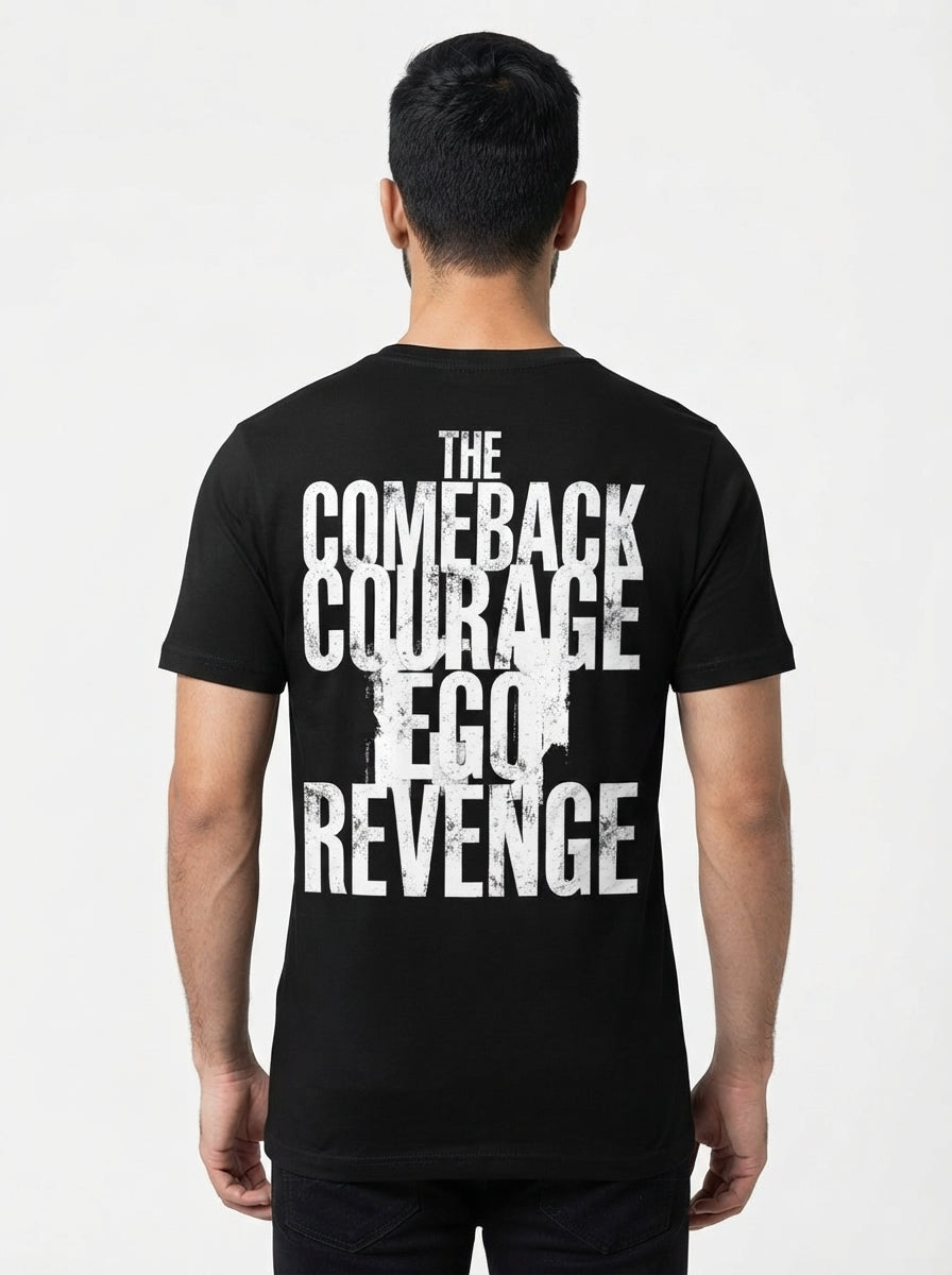 Comeback Courage Black Tee
