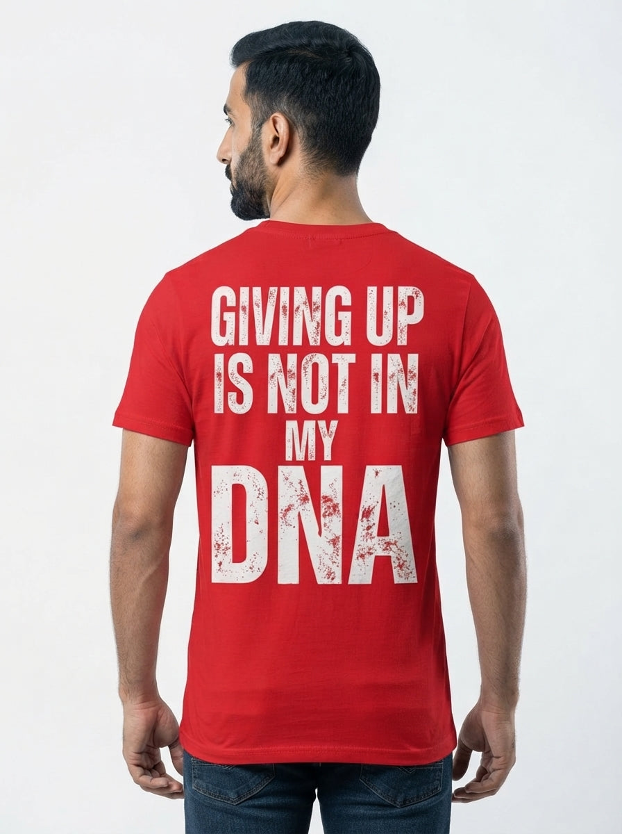Giving Up Dna Red Tee