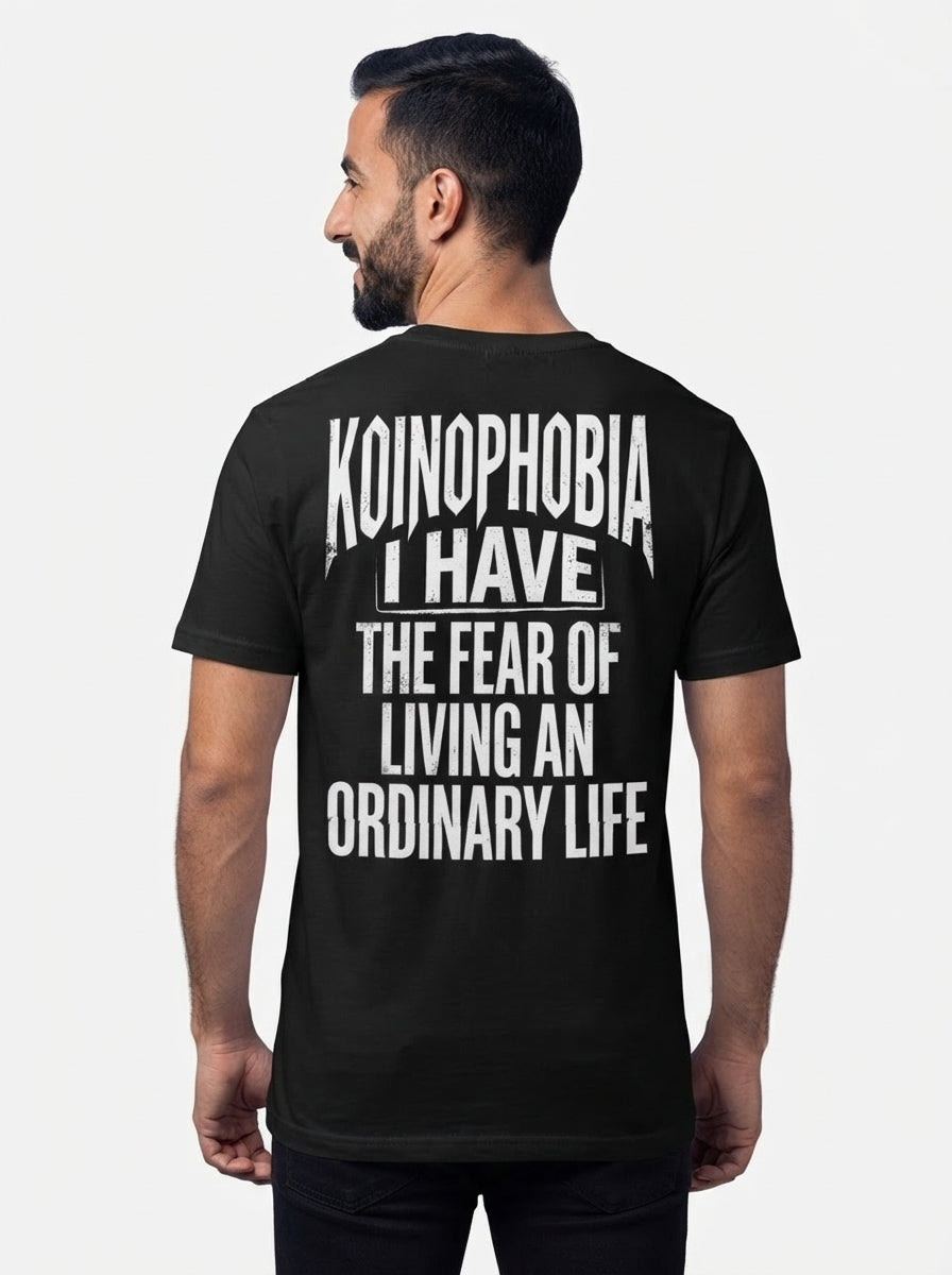 Koiniphobia Black Tee
