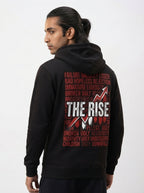 The Rise Black Zip Hoodie