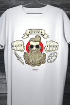 Brutal - Stay True Gangsta Tee White Casual Round Neck