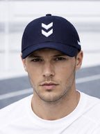 Hummel Navy Blue Regular Hats for Men Daily Wear