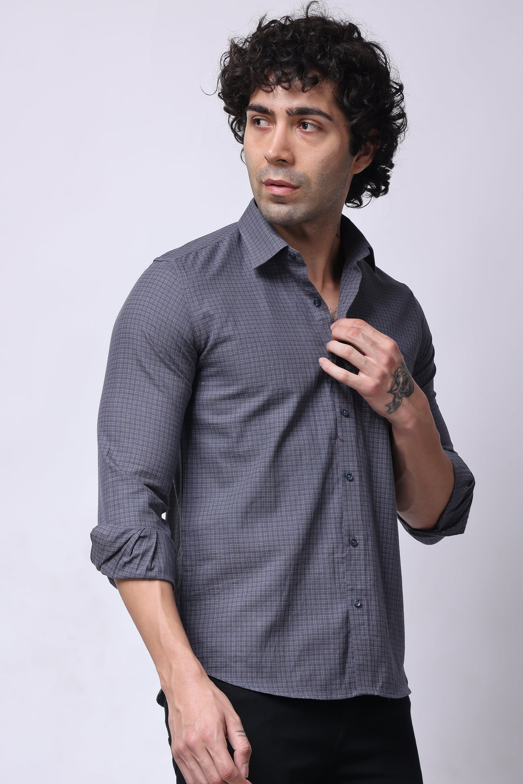 Stylox Full Sleeve Solid Casual Shirt For Men's