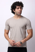 Stylox Men's Round Neck Half Sleeve Solid Casual T-Shirt