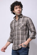 Stylox Regular Fit Full Sleeve Check Casual Shirt For Men's