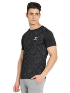 Hummel Black Slim Shirts for Men Daily Wear