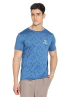 Hummel Blue Slim Shirts for Men Daily Wear