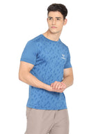 Hummel Blue Slim Shirts for Men Daily Wear
