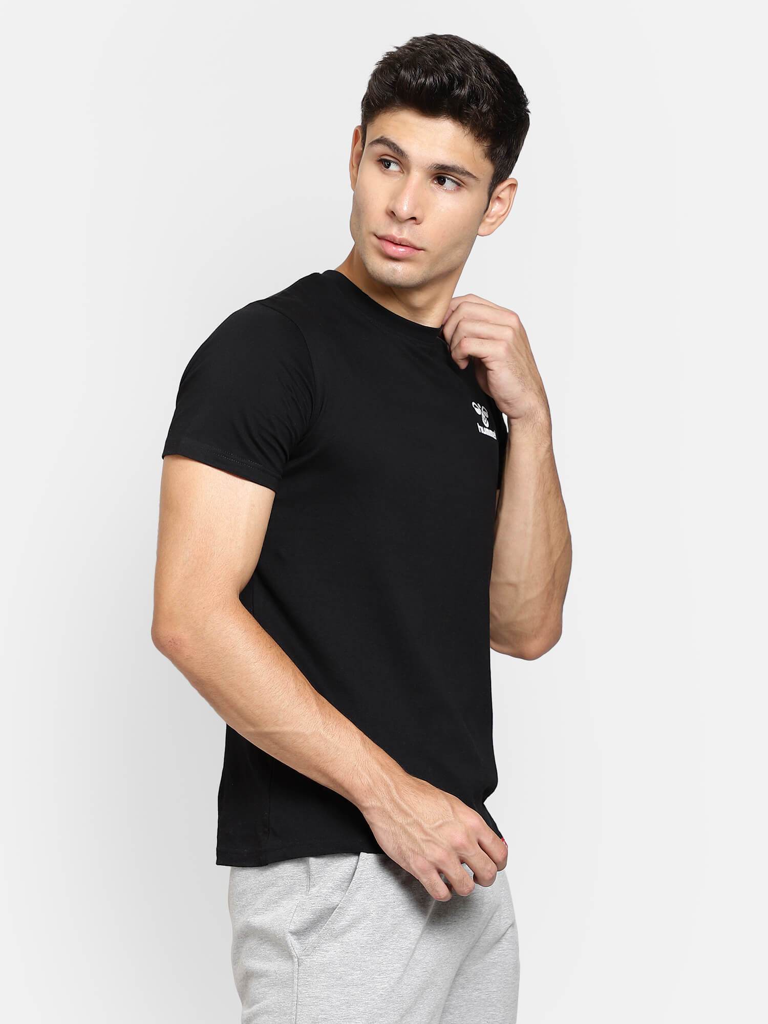 Hummel Black Regular Shirts for Men Daily Wear
