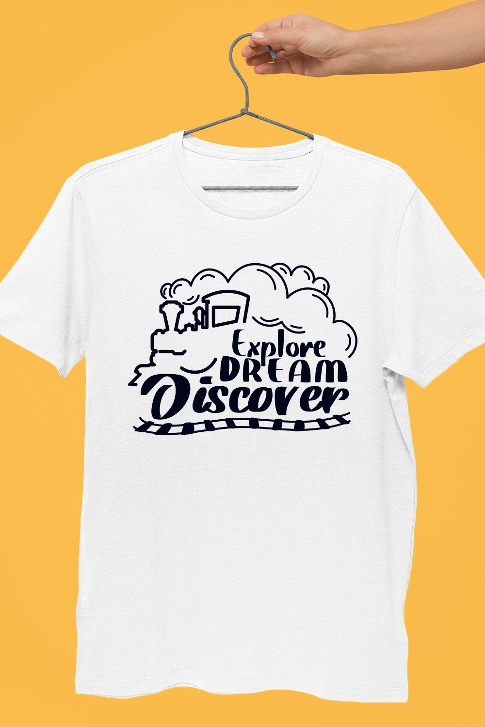 Explore Dream Discover White Tshirt
