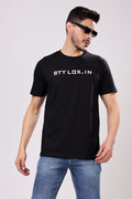 Stylox Men's Round Neck Half Sleeve Printed Casual T-Shirt