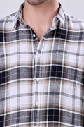 Stylox Regular Fit Full Sleeve Check Casual Shirt For Men's