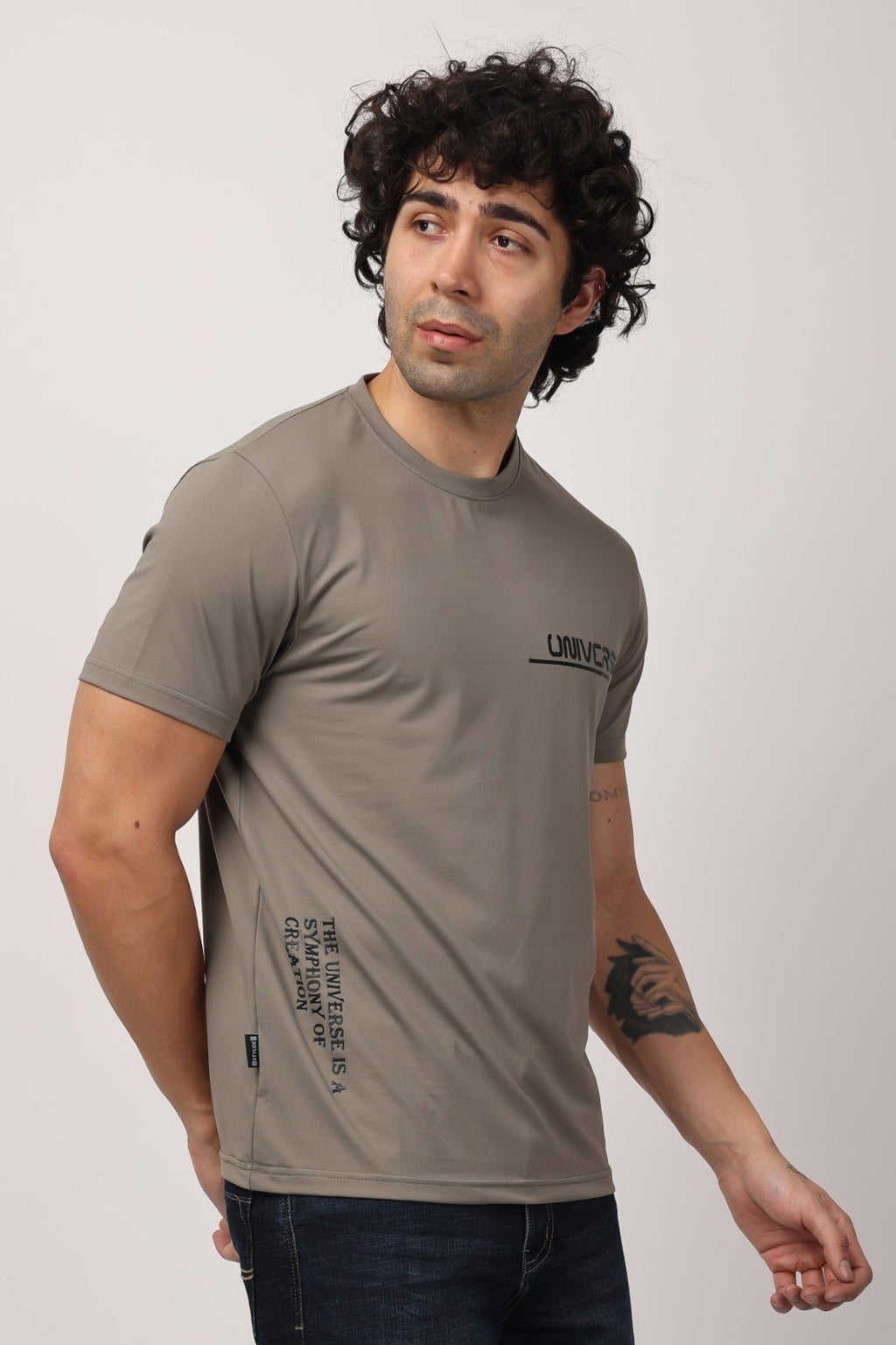 Stylox Men's Round Neck Half Sleeve Solid Casual T-Shirt