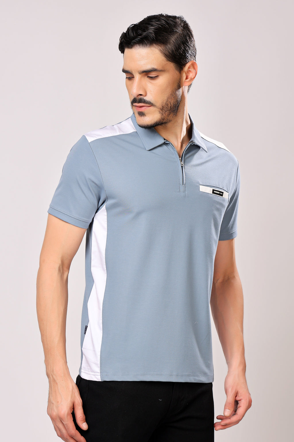 Stylox Men's Half Sleeve Casual Solid T-Shirt
