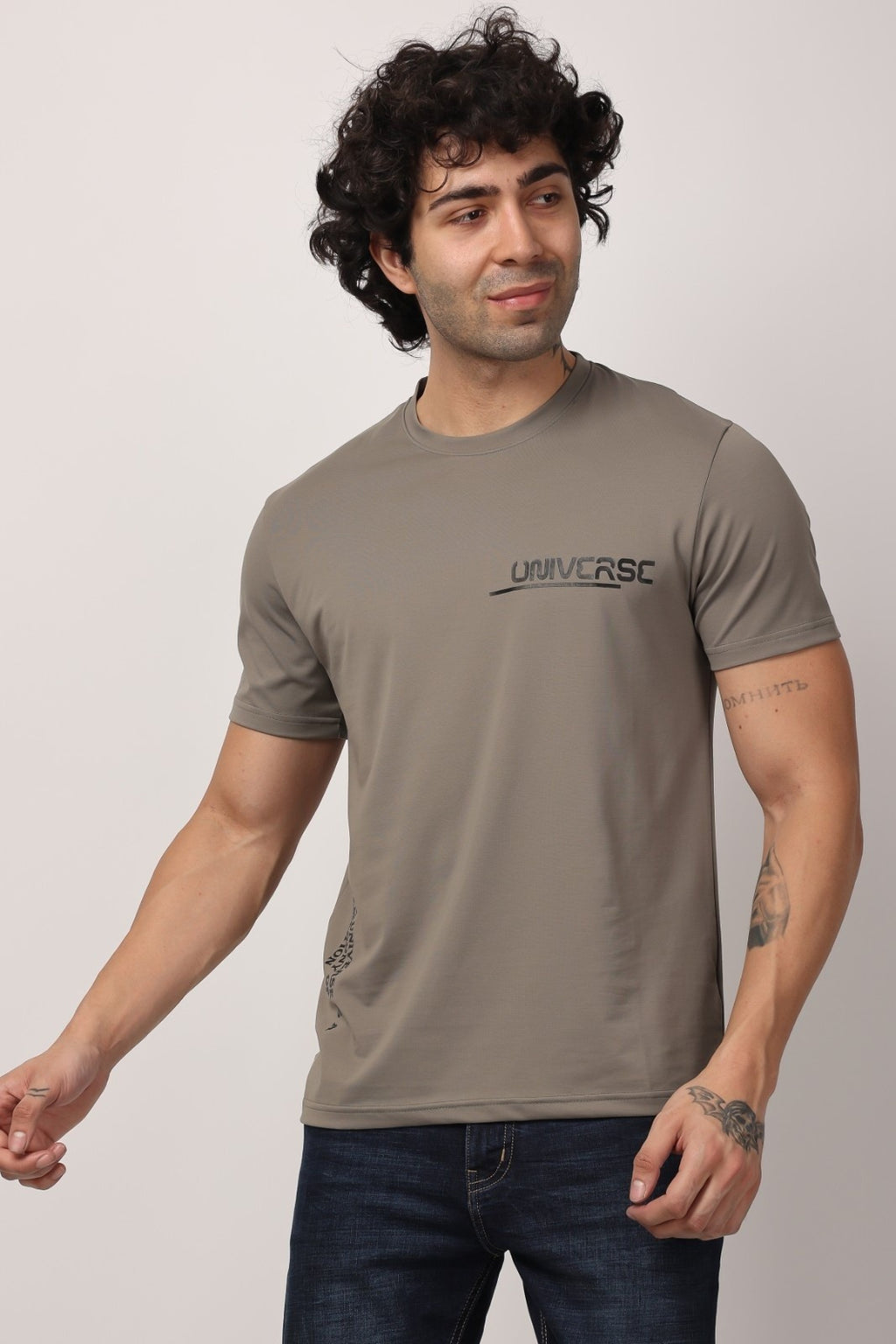 Stylox Men's Round Neck Half Sleeve Solid Casual T-Shirt